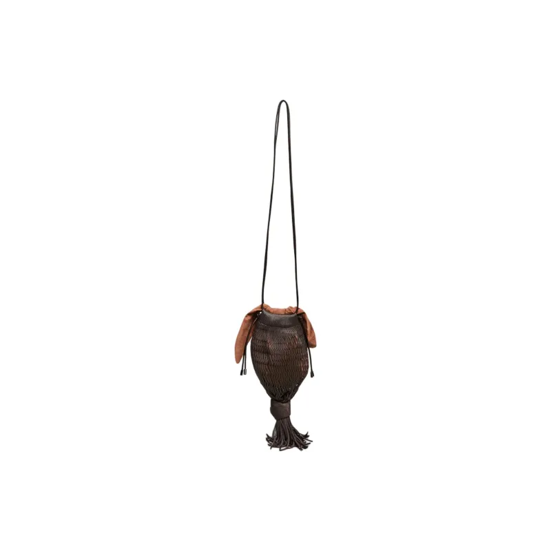 Lemaire Nylon Crossbody Bag, Shoulder Bag Women's Brown-0