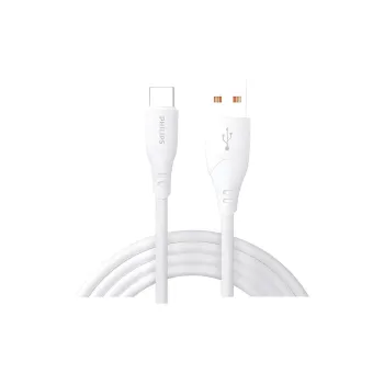 PHILIPS 1m A To Type C PD100W 6A Fast Charging Cable
