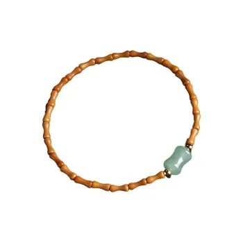 Zhiyi Olive Pit Walnut Bracelets Women's