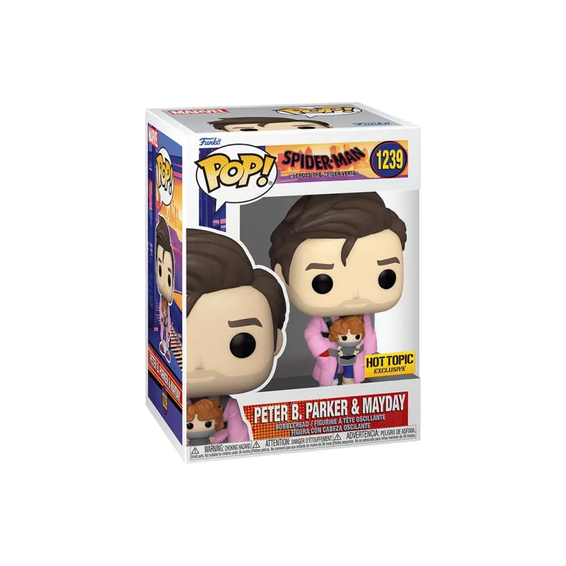 Funko Record S-M:ATSV Peter B. Parker And May Parker Chibi Figures-1