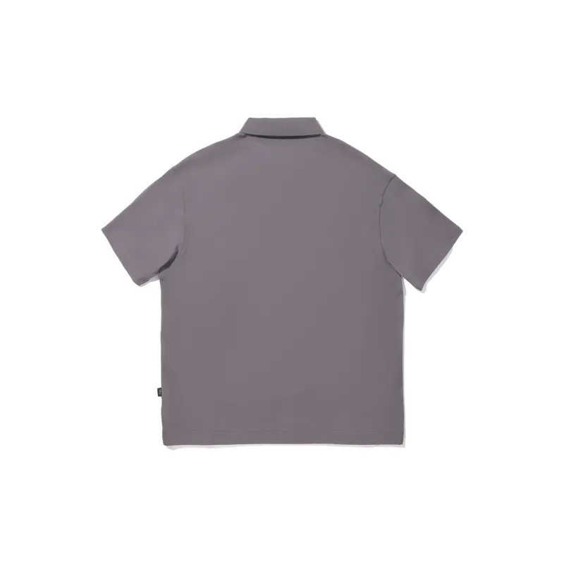 LiNing Polo Shirt Unisex No Water Gray-1