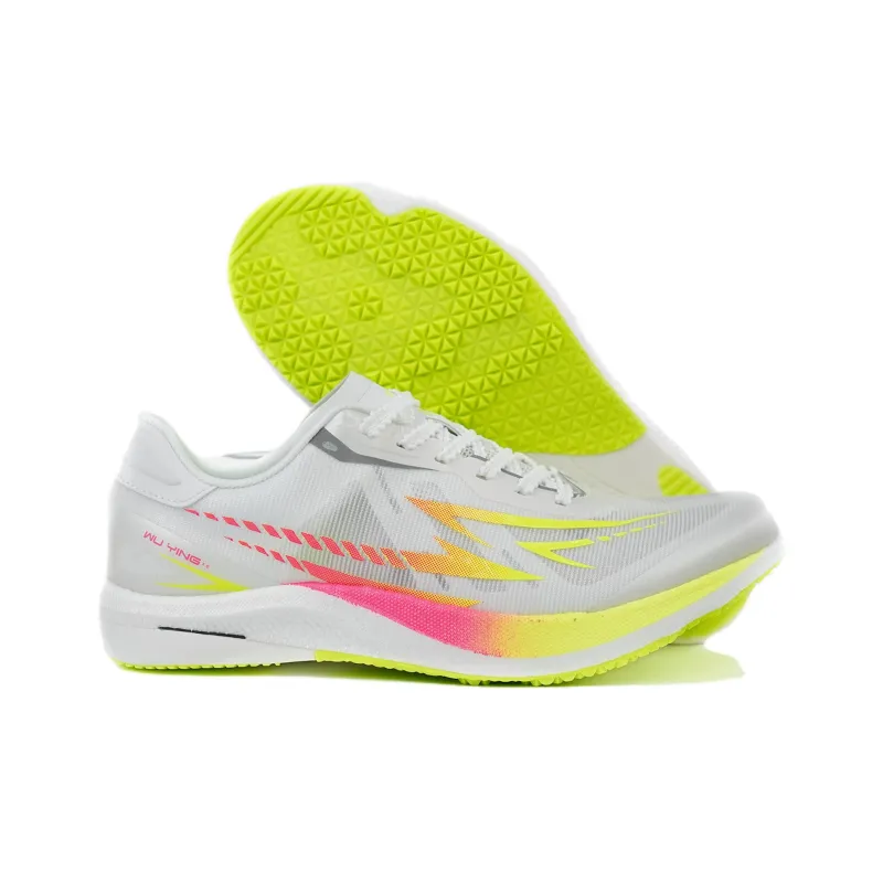 ZINGIS Durable Breathable Support Low-Top Full-Length Carbon Plate Casual Running Shoes Unisex Green Dove-3