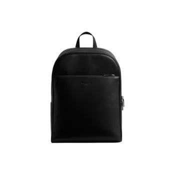 COACH Cow Leather Backpack Large Size Men's Black