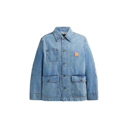 COACH SS24 Denim Jacket Men's Light Washed