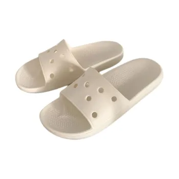 Thin Strips Slippers Women's, Cream White