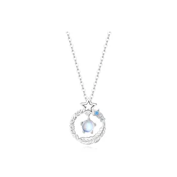 Crafts Women's 925 Sterling Silver Necklaces Unisex