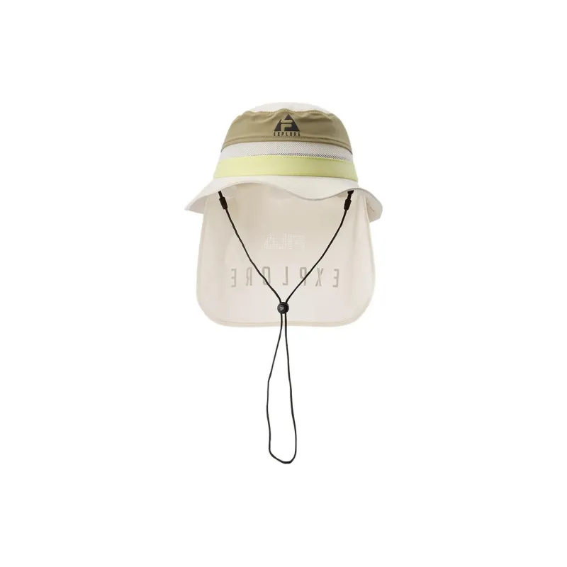FILA Polyester, Polyamide, Elastane Bucket Hats Kids' White-1