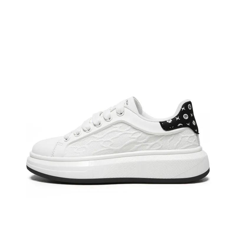 FINEPLAN Anti-Slip And Wear-Resistant Height Increasing Low-Top Skateboard Shoes Men's-0