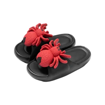 Ailise Slippers Black/White/Coffee
