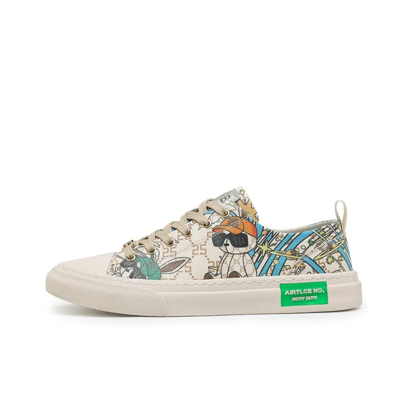 OFFER-AITR Slip-Resistant Cushioning Abrasion-Resistant Low-Top Skateboard Shoes Men's-5