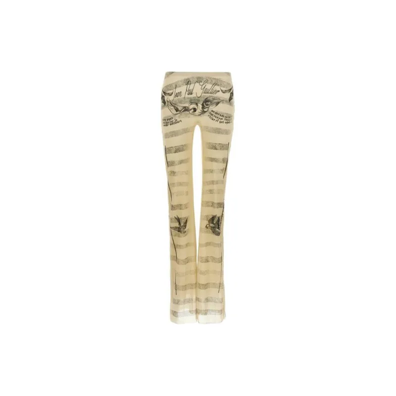 Jean Paul Gaultier The 'Tattoo Marinière' Trousers-1
