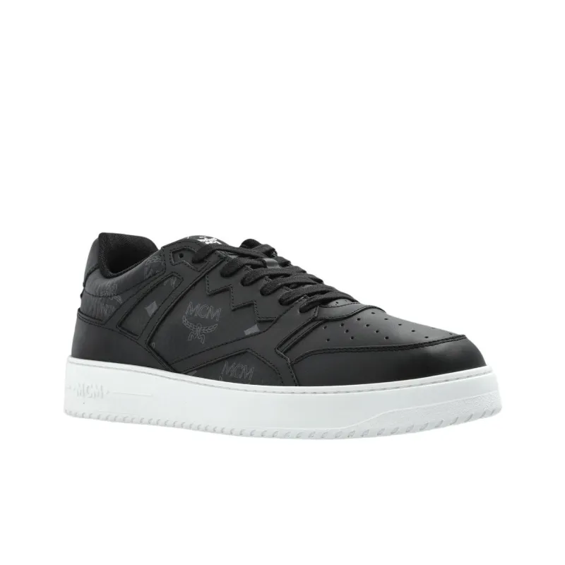 MCM Neo Terrain Visetos Low Top Skateboard Shoes Men's Black-2