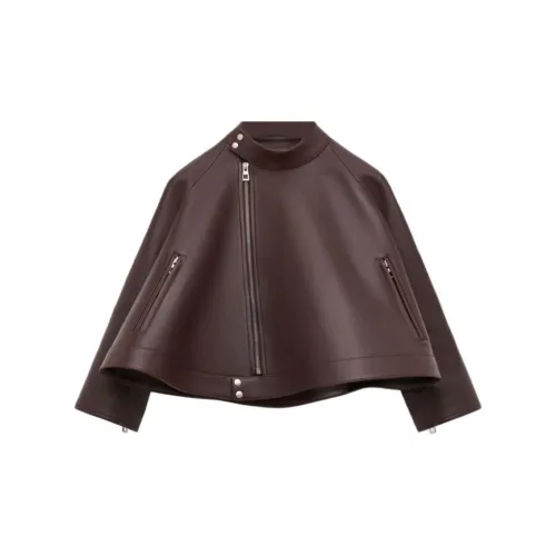 LOEWE SS25 Jackets Coats Women's Brown