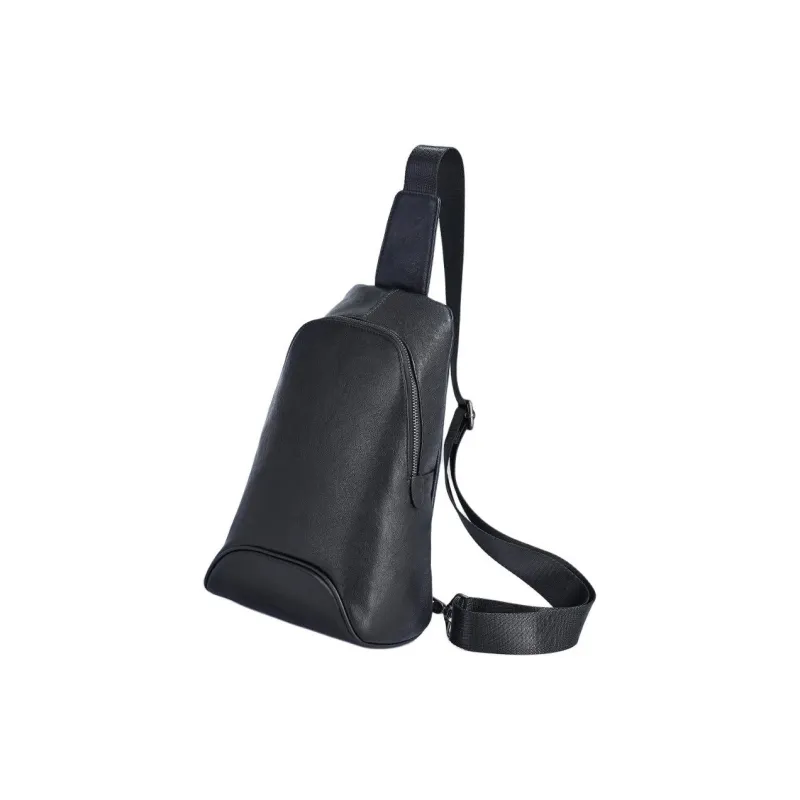ROBERTA DI CAMERINO Cow Leather Sling Bag Regular Men's Black-2