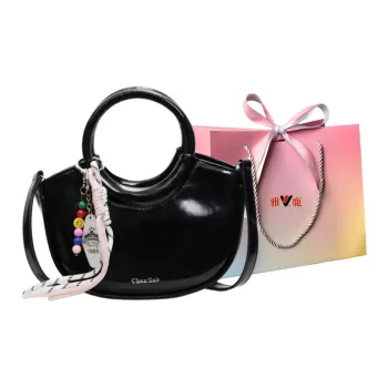 Yalu PU Shoulder Bag Crossbody Bag Handbag Regular Women's Black/off White/green/pink