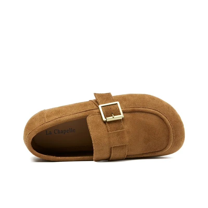 La Chapelle Casual Single Shoes Women's Yellow-5