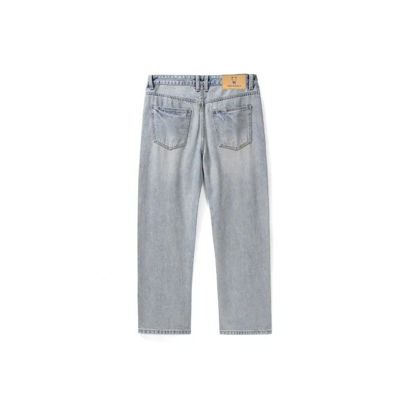 HIPANDA Jeans Men Nostalgic Blue-1