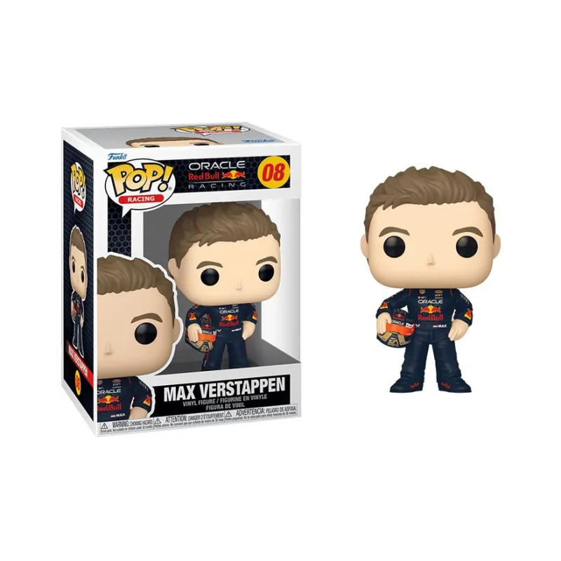 Funko Red Bull Team Max Verstappen Helmet Chibi Figures-2
