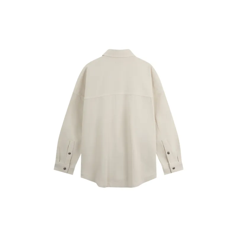 CALVIN KLEIN Shirt Women's White Denim-1