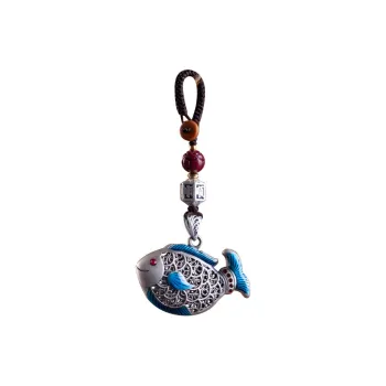 AQI 999 Fine Silver Keychains Unisex