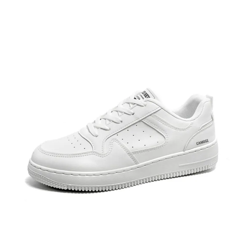 CAMOSI Slip Resistant Water Resistant And Wear Resistant Low Top Skateboard Shoes Men's-1