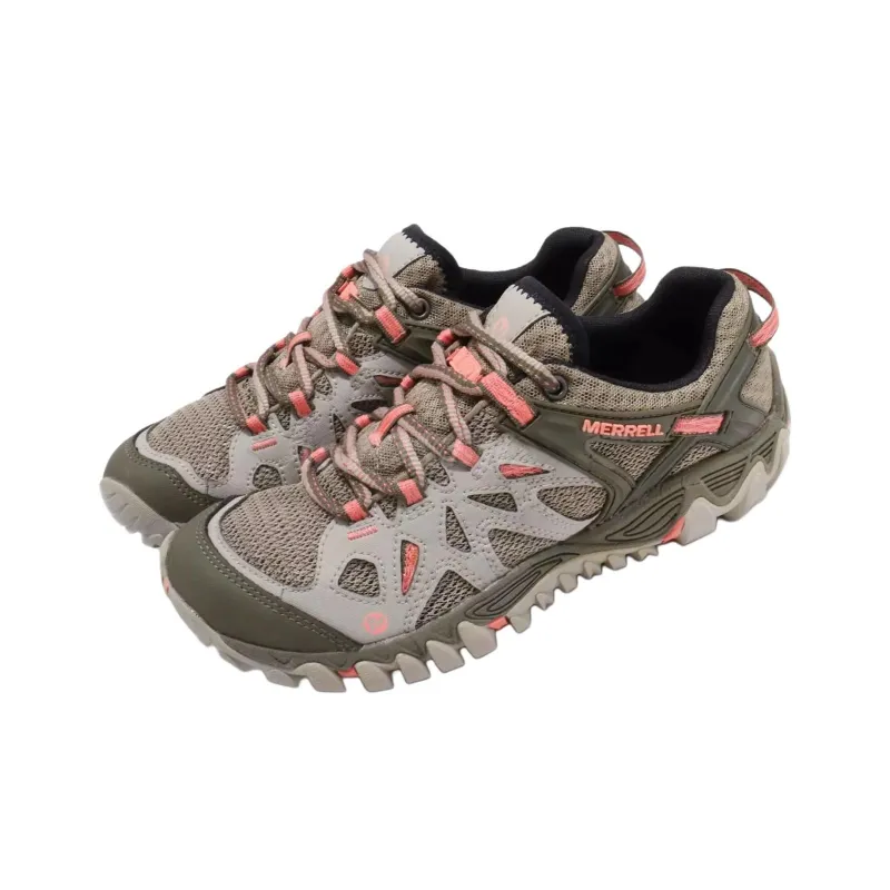 MERRELL All Out Blaze Anti-Slip Wear-Resistant Low-Top Hiking Shoes Women's Green-1