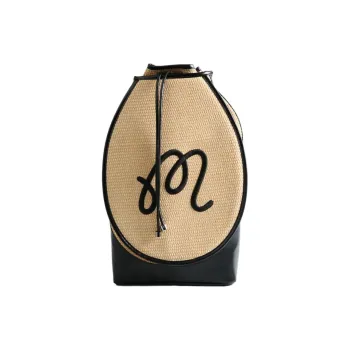 Malbon Golf Badminton Racket Bags Without Strap Khaki Unisex