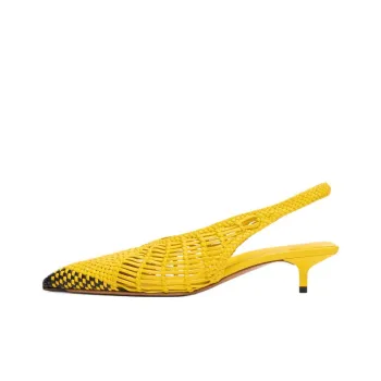 Jacquemus Cubisto Banane Slim Heel High Heels 3.5cm Women's Yellow