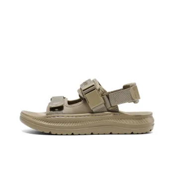 BELLE Beach Sandals Men Black, Khaki