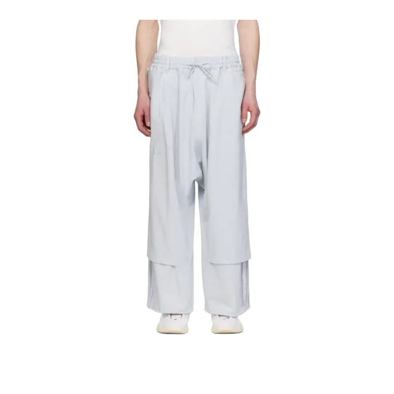 Y 3 Knitted Sweatpants Men's Light Gray-0