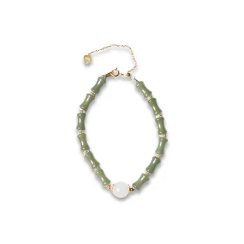 TIANTAISHAN Hetian Jade Bracelets Green Jade Unisex