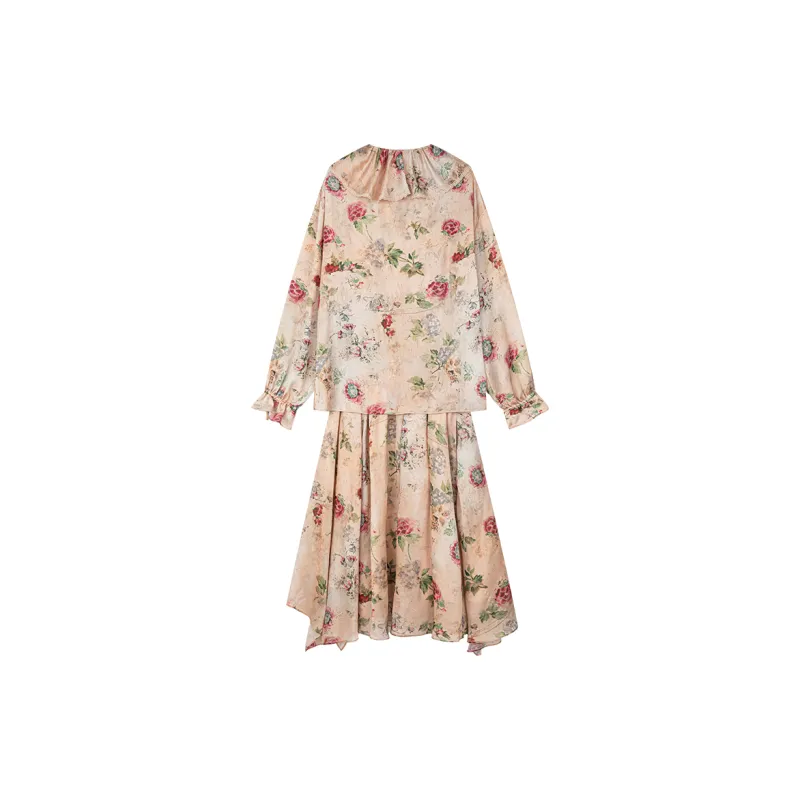 UOOYAA Long Sleeved Dresses Women's Print-1