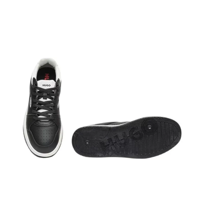 HUGO BOSS Hadrian Low Top Skateboard Shoes Men's Black-3