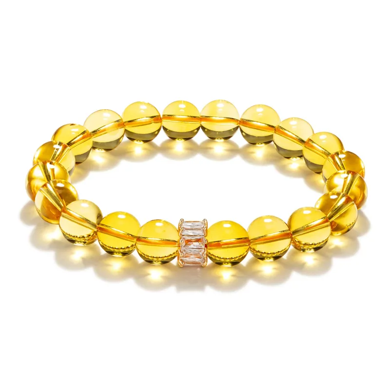 LAOYINFANG Synthetic Citrine Bracelets Women's-0