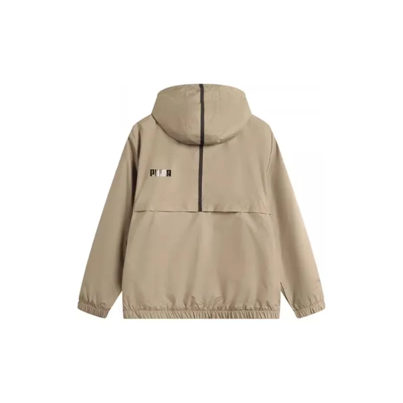 PUMA ESSWINDBREAKER Jackets Coats Unisex Brown-1