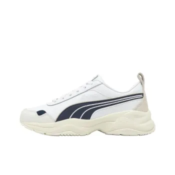PUMA Cilia Mode Anti Slip Wear Resistant Low Top Chunky Sneakers Women's White Blue