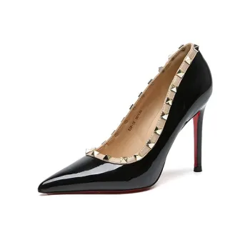 PINWEISHIDU High Heels Women's Black/Nude/Pink/Red