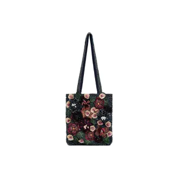 ZARA Polyester Tote Bag, Shoulder Bag, Shopping Bag Mini Women's Multicolor
