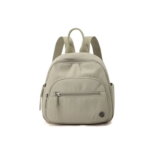 Techson Nylon Backpack Unisex Cocoa Pearl/Matcha Puff/Cotton Candy Cream/Egg Yolk Floss/Vanilla Cream/Black