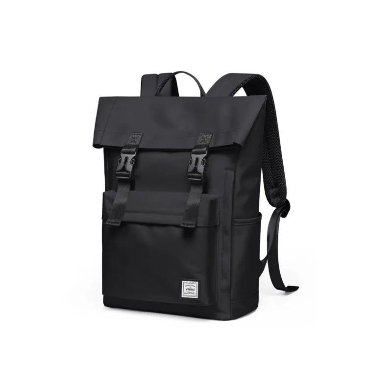 V.NINE Fabric Back To School Backpack For Men University Student Backpack Backpack Unisex Misty Gray/Obsidian Black-6