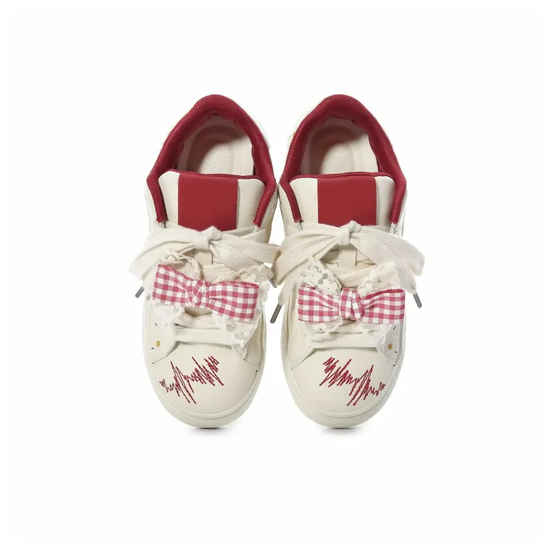 Teddy Bear Collection Coverage Slip Resistant And Abrasion Resistant Low Top Skateboard Shoes Women's-54
