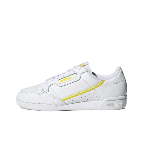 Continental 80 Women's world adidas Originals 'White Semi Frozen Yellow' Women's