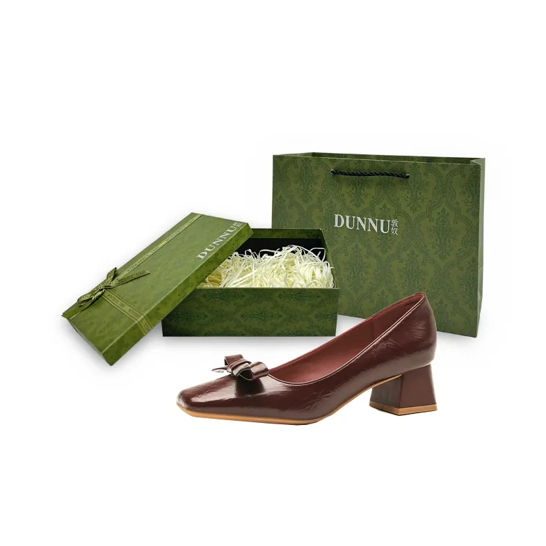 Dunnu Chunky Heel High Heels Women's Box Included-24