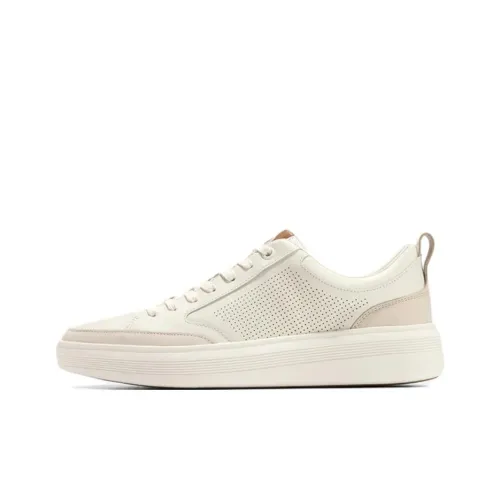 COLE HAAN Cushioning Low Top Skateboard Shoes Men's Beige