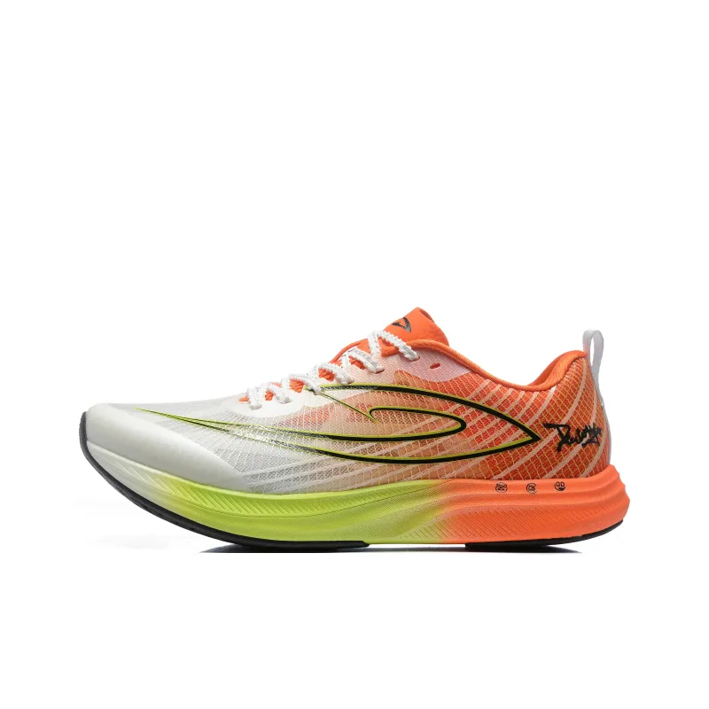 DEERWAY Running Shoes Unisex White Orange-1