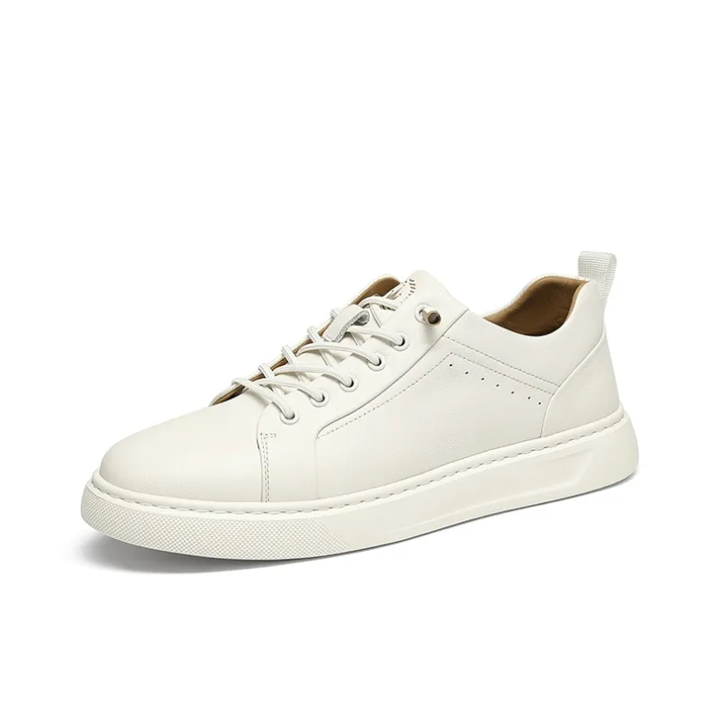 CROWN Low-Top Skateboard Shoes Men's White-1