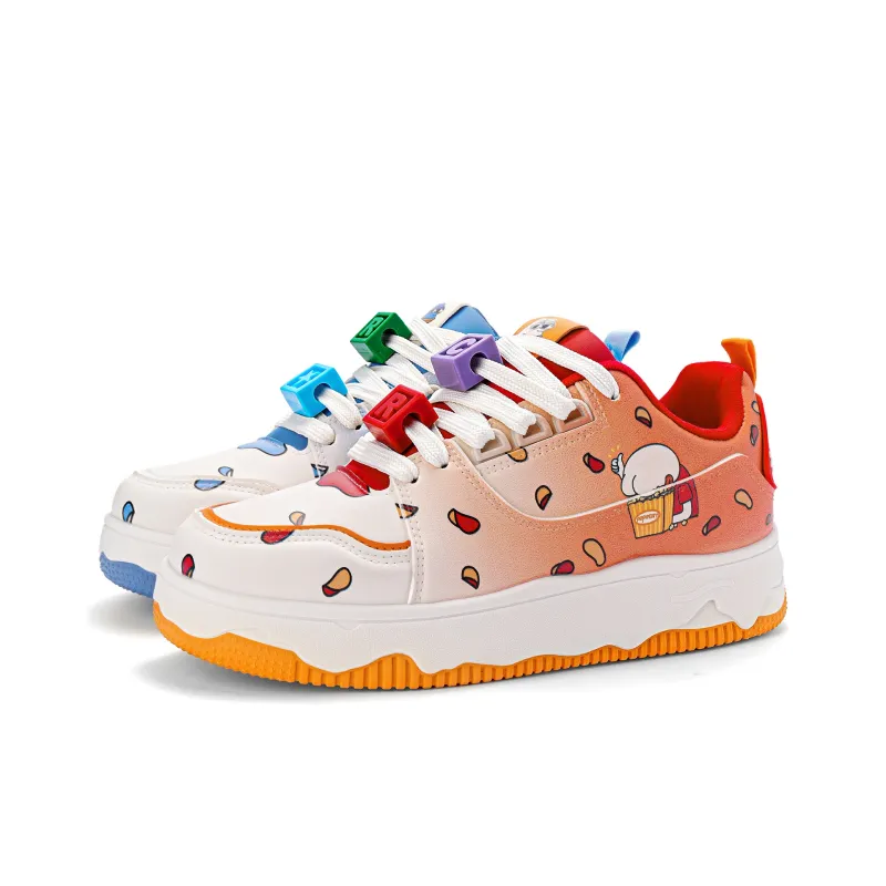 Pepe The Frog Skateboard Shoes Unisex Low Top Classic Black White/Pearl Beige/Tangerine/Ocean Blue/Mismatched-17