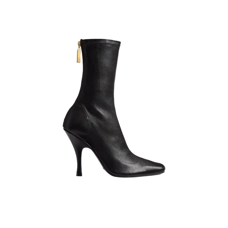 KHAITE Eva Ankle Boots 10cm Women's Black-1
