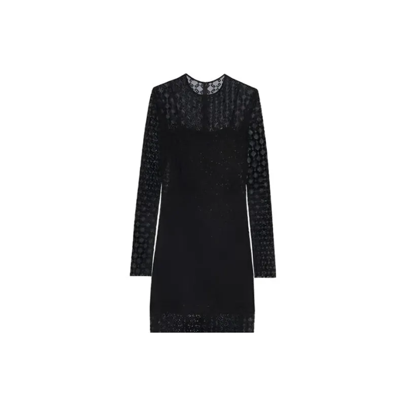 Givenchy Monogrammed Crew Neck Dress-3