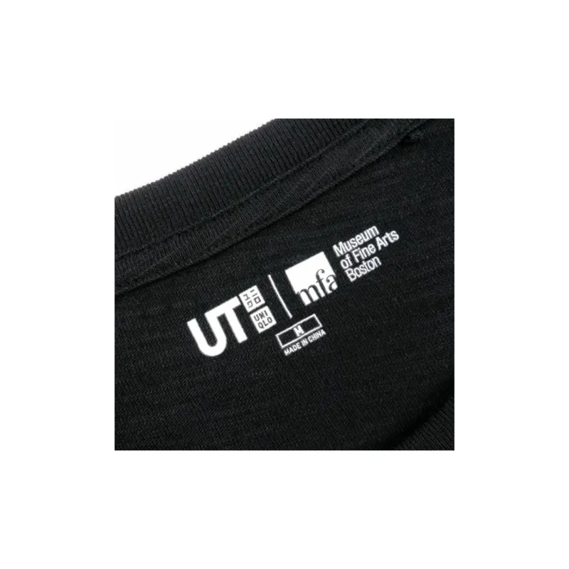 UNIQLO UNIQLO/Uniqlo X Katsushika Hokusai-Mt. Fuji Co-branded Series T-Shirt Unisex Black-2